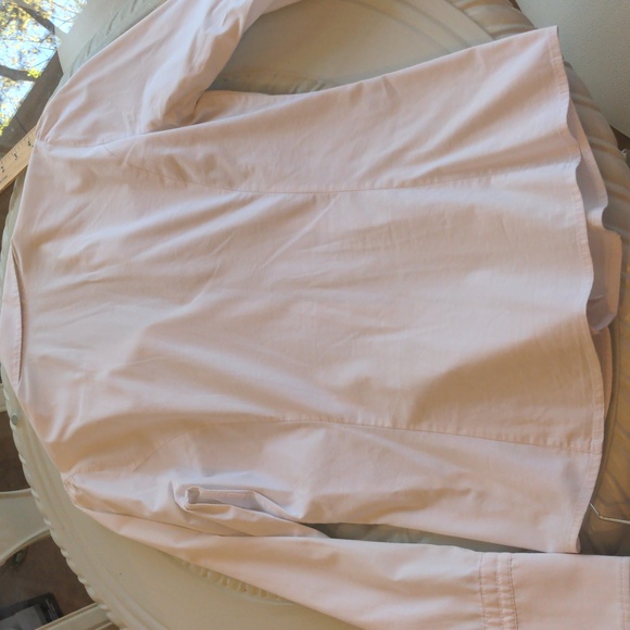 Express Design Studio, White ,Size Small, Long sleeve button down Dressy shirt. - Picture 12 of 12